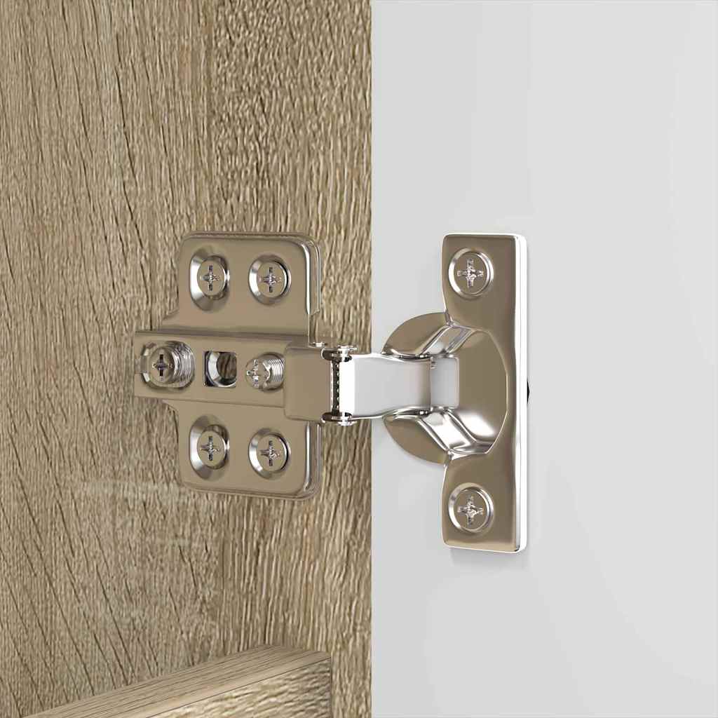 Badezimmerspiegelschrank mit Regal Sonoma-Eiche 60 x 20 x 60 cm