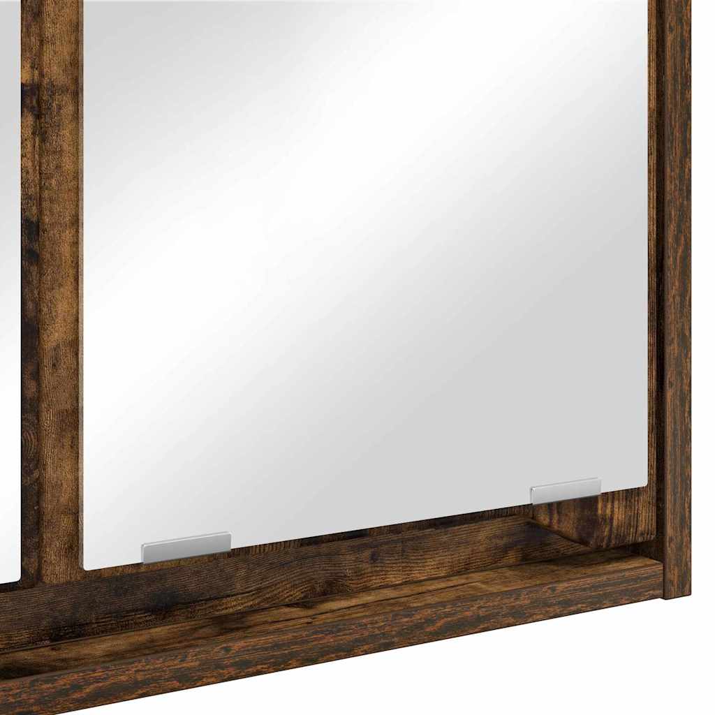 Badezimmerspiegelschrank Geräucherte Eiche 60 x 20 x 60 cm
