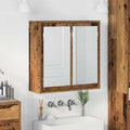 Badezimmerspiegelschrank Altholz 60 x 20 x 60 cm Holzwerkstoff