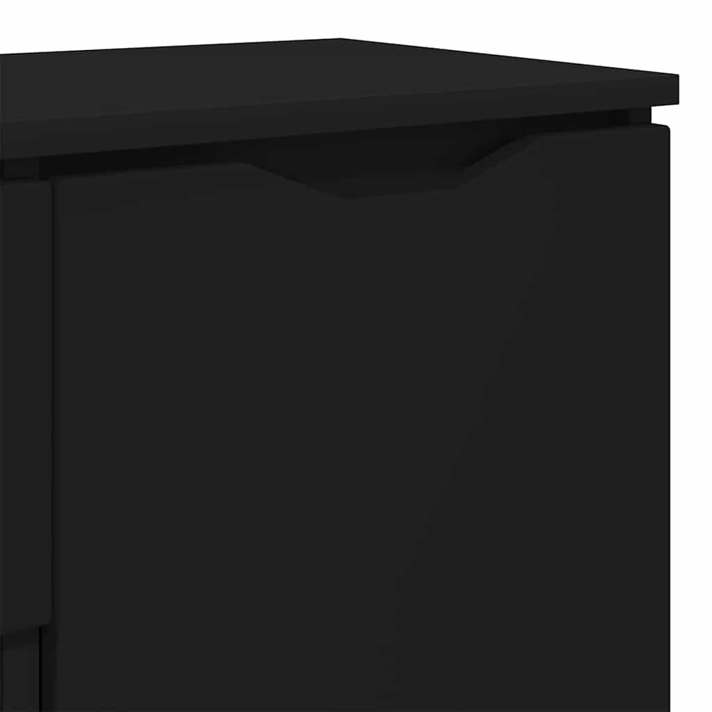 Sideboard mit Schubladen Schwarz 100 x 30 x 65,6 Holzwerkstoff