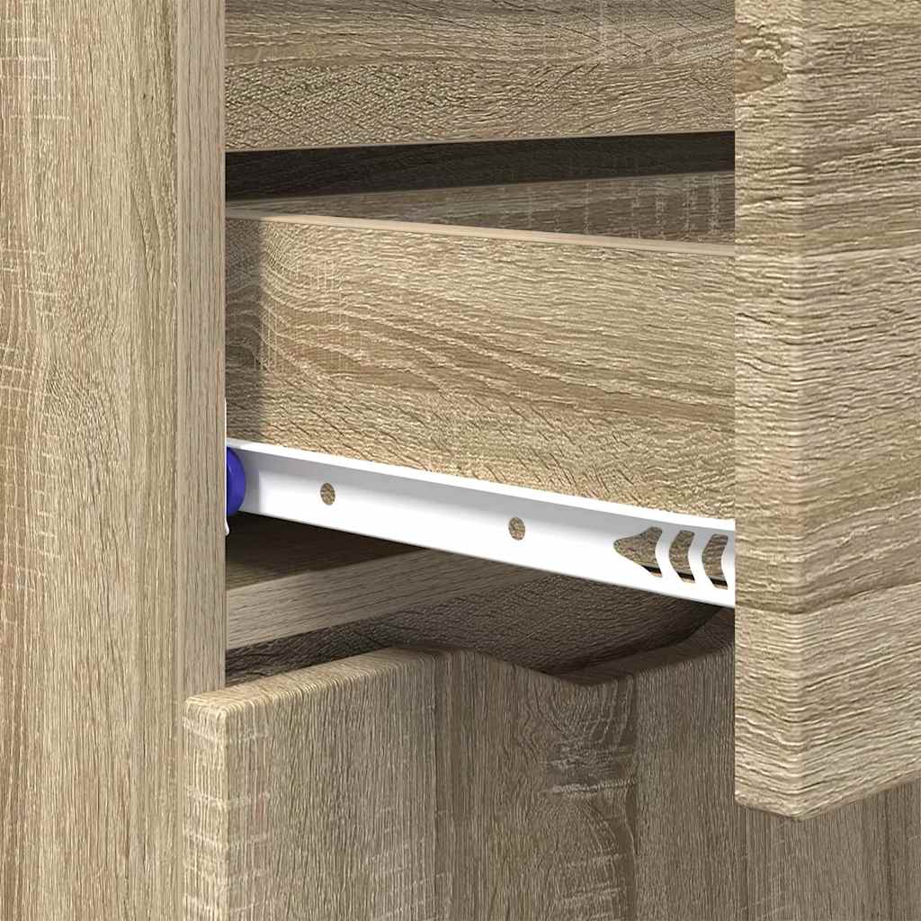 Sideboard Sonoma-Eiche 100 x 30 x 65,6 Holzwerkstoff