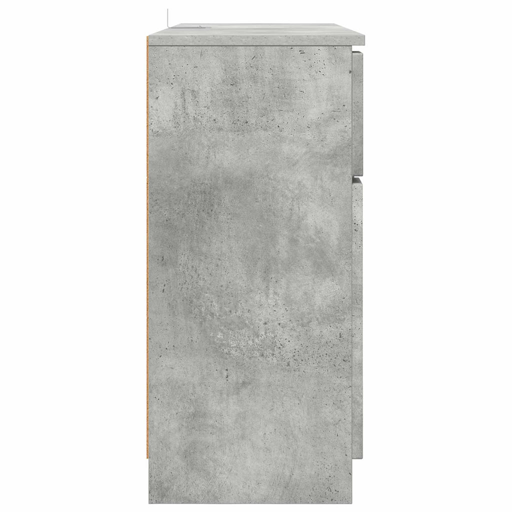 Sideboard Beton Grau 100 x 30 x 65,6 Holzwerkstoff