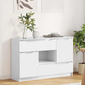 Sideboard Hochglanz Weiß 100 x 30 x 65,6 Holzwerkstoff