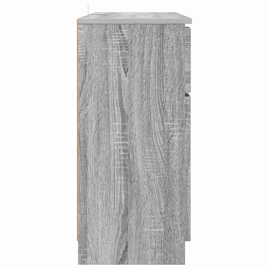 Sideboard Graues Sonoma 100 x 30 x 65,6 Holzwerkstoff
