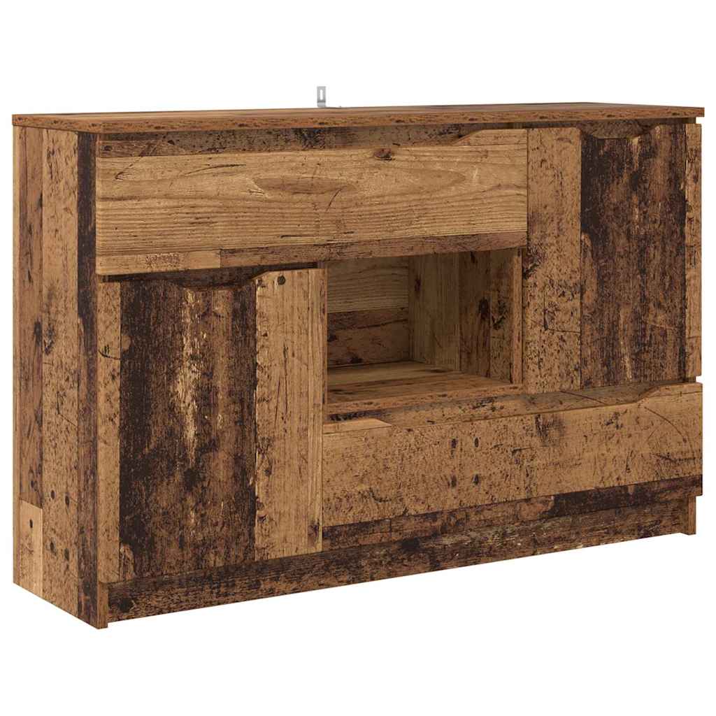 Sideboard mit Schubladen Altholz 100 x 30 x 65,6 Holzwerkstoff