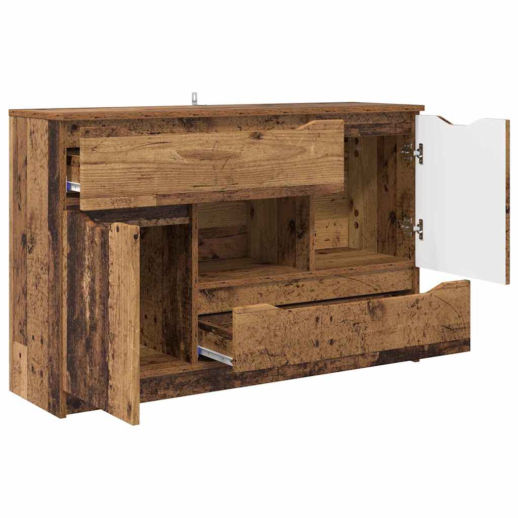 Sideboard mit Schubladen Altholz 100 x 30 x 65,6 Holzwerkstoff