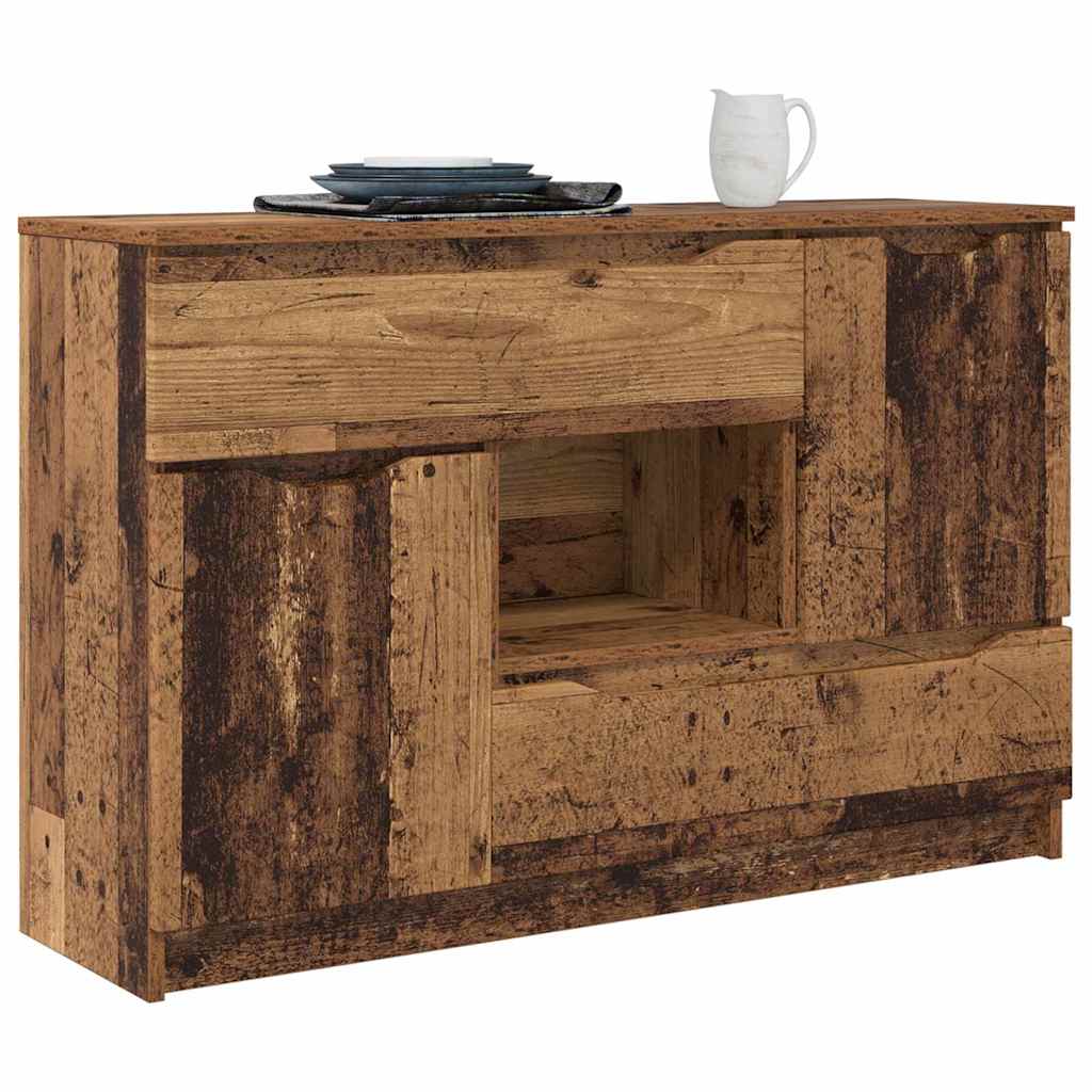 Sideboard mit Schubladen Altholz 100 x 30 x 65,6 Holzwerkstoff
