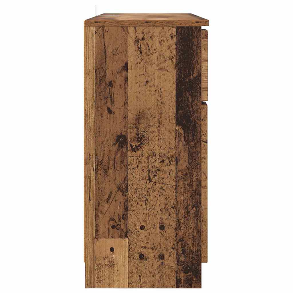 Sideboard mit Schubladen Altholz 100 x 30 x 65,6 Holzwerkstoff
