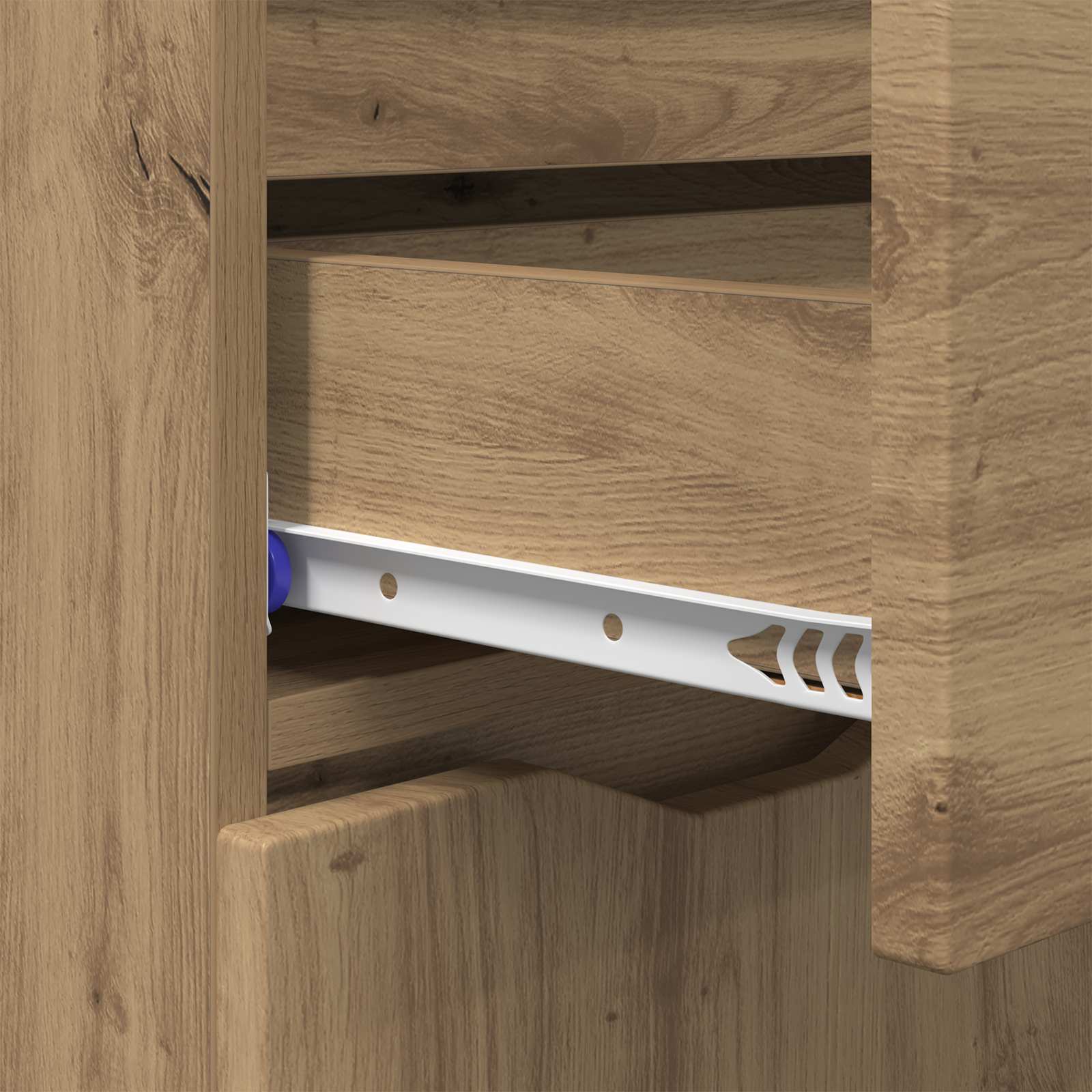 Sideboard Artisan-Eiche 100 x 30 x 65,6 Holzwerkstoff