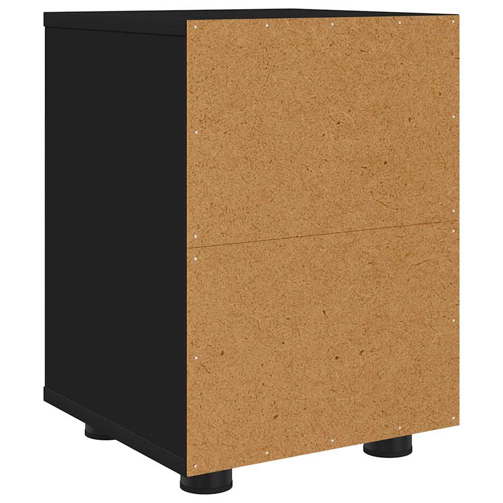 Nachttisch Schwarz 30,5 x 30 x 43 cm Holzwerkstoff
