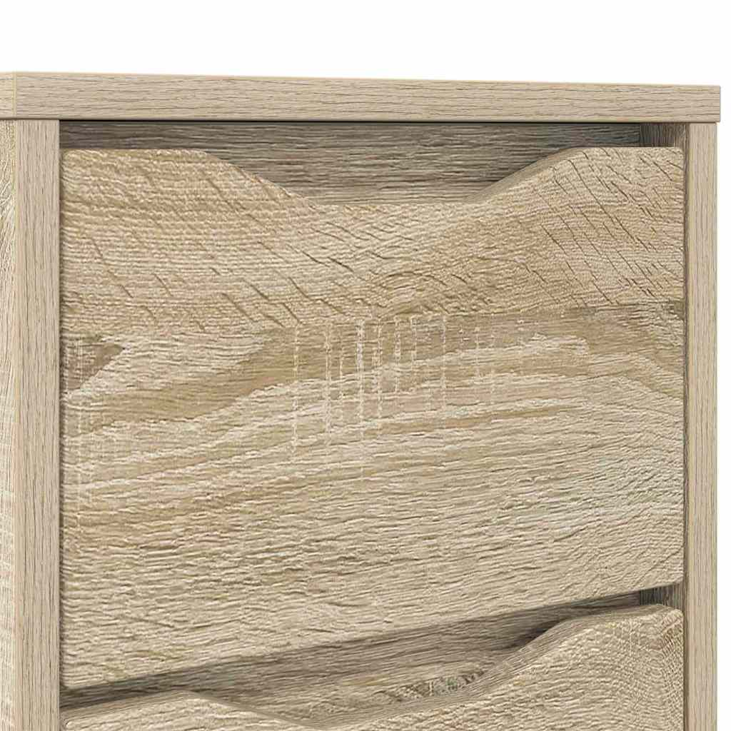 Nachttische 2 pcs Sonoma-Eiche 30,5 x 30 x 43 cm Holzwerkstoff