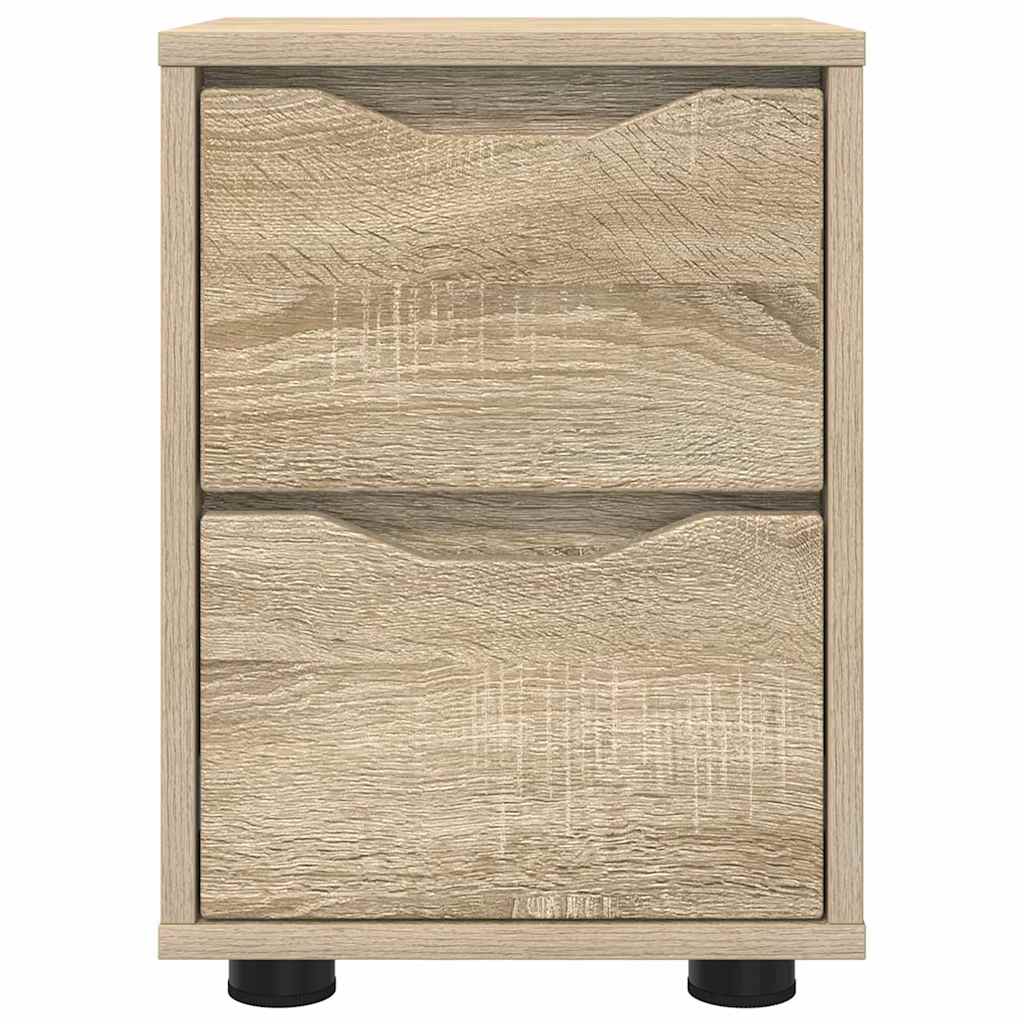 Nachttische 2 pcs Sonoma-Eiche 30,5 x 30 x 43 cm Holzwerkstoff