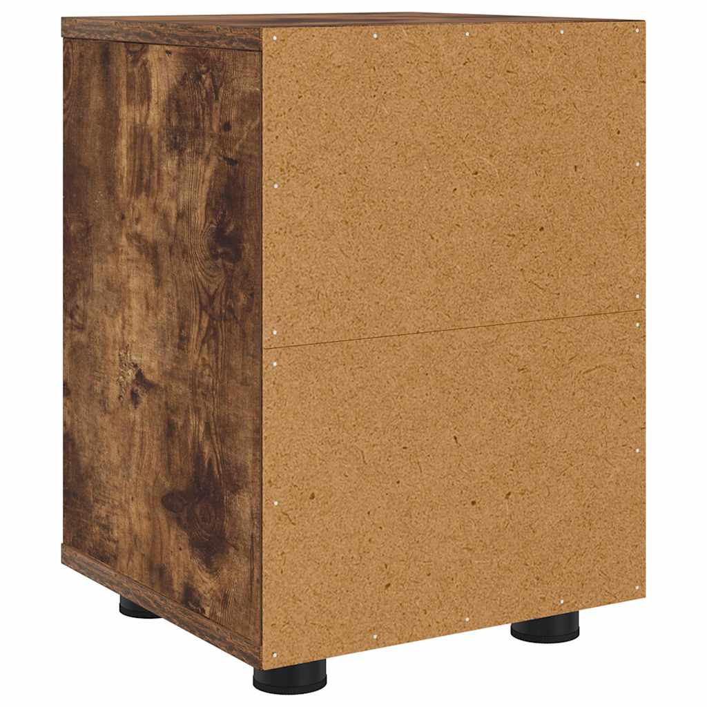 Nachttisch Geräucherte Eiche 30,5 x 30 x 43 cm Holzwerkstoff