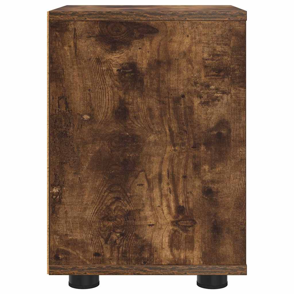 Nachttische 2 pcs Geräucherte Eiche 30,5 x 30 x 43 cm