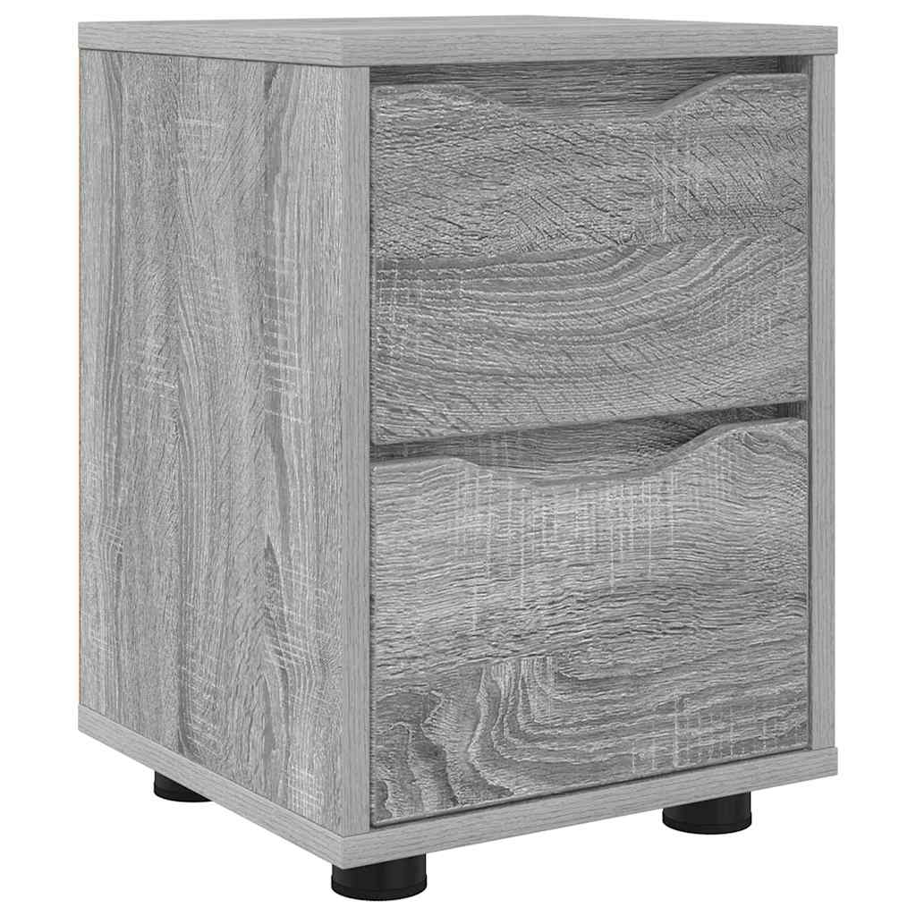 Nachttisch Graues Sonoma 30,5 x 30 x 43 cm Holzwerkstoff