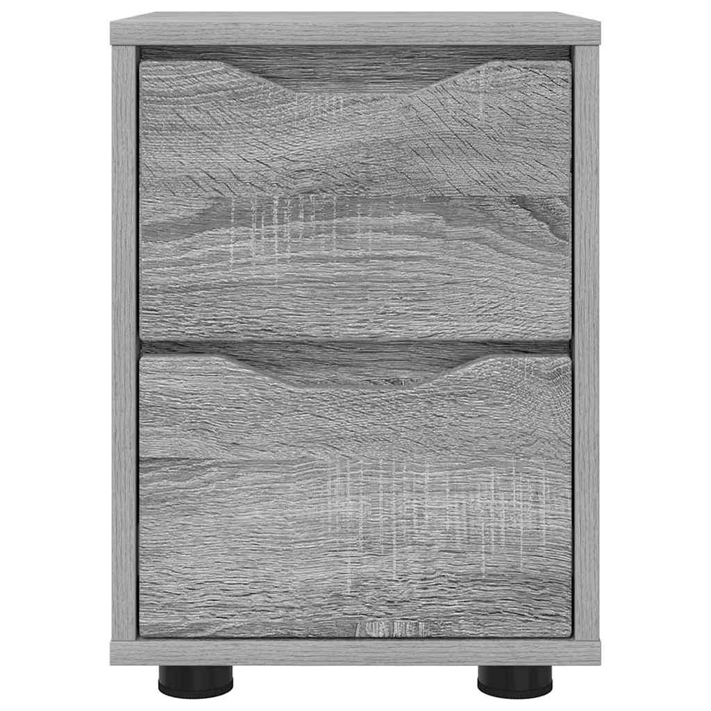 Nachttische 2 pcs Graues Sonoma 30,5 x 30 x 43 cm Holzwerkstoff