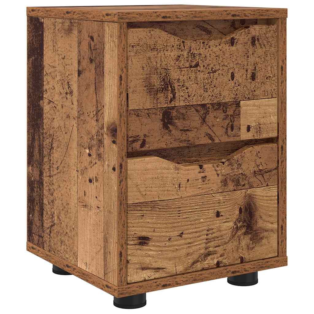 Nachttisch Altholz 30,5 x 30 x 43 cm Holzwerkstoff