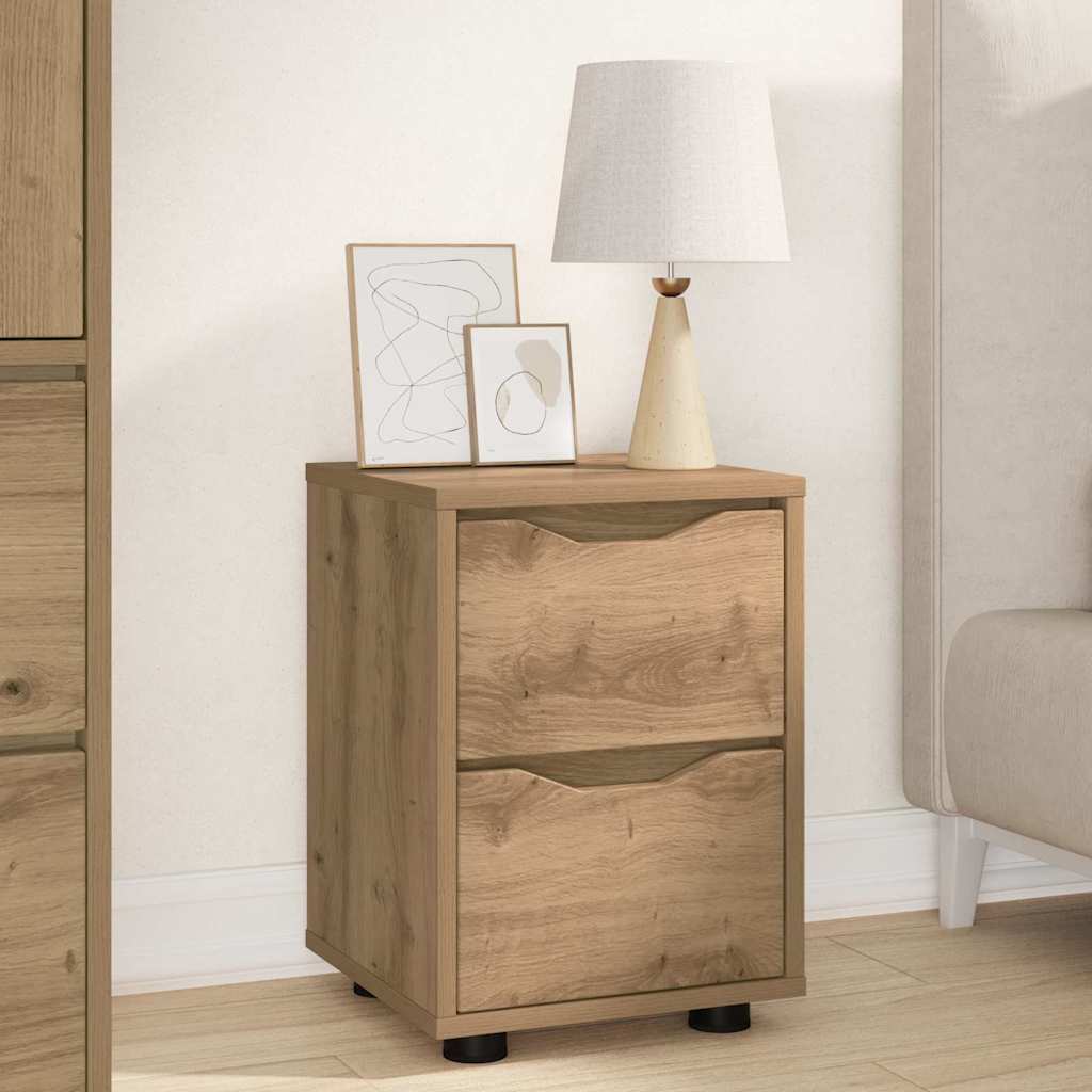 Nachttisch Artisan-Eiche 30,5 x 30 x 43 cm Holzwerkstoff