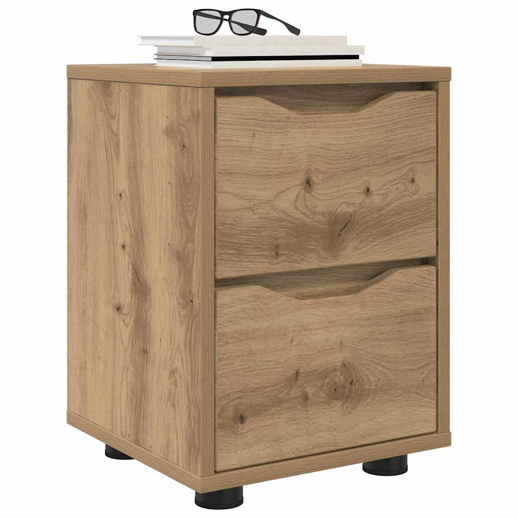 Nachttisch Artisan-Eiche 30,5 x 30 x 43 cm Holzwerkstoff