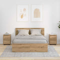 Nachttische 2 pcs Artisan-Eiche 30,5 x 30 x 43 cm Holzwerkstoff