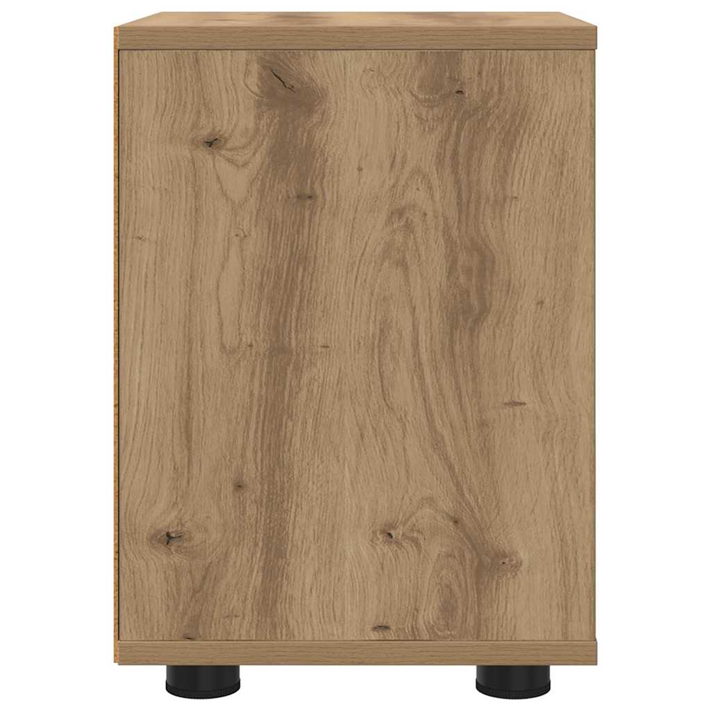 Nachttische 2 pcs Artisan-Eiche 30,5 x 30 x 43 cm Holzwerkstoff