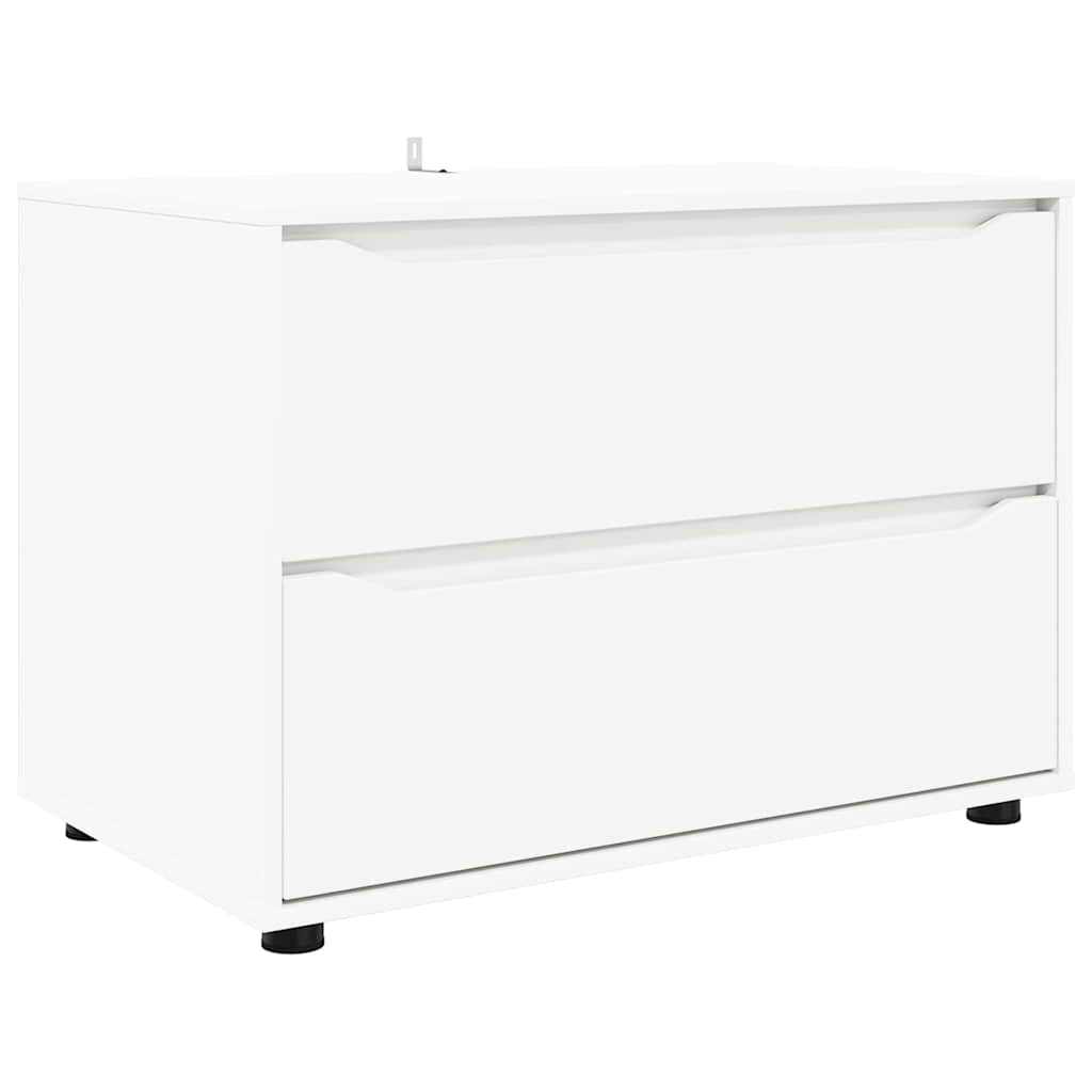 Aufbewahrungsschrank Weiß 80 x 48 x 57 cm Holzwerkstoff