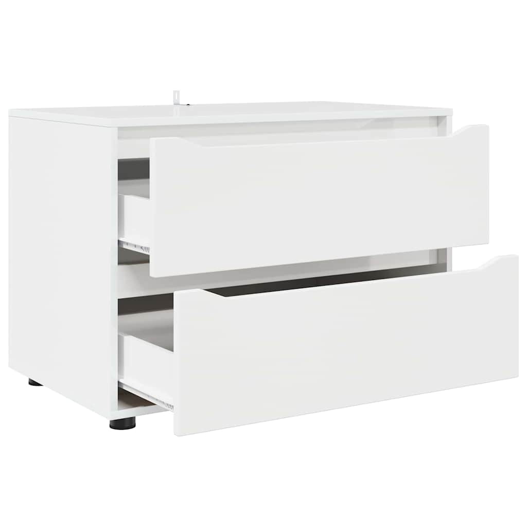 Aufbewahrungsschrank Weiß 80 x 48 x 57 cm Holzwerkstoff