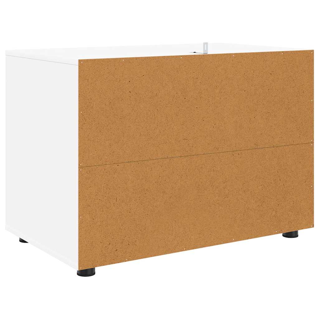 Aufbewahrungsschrank Weiß 80 x 48 x 57 cm Holzwerkstoff