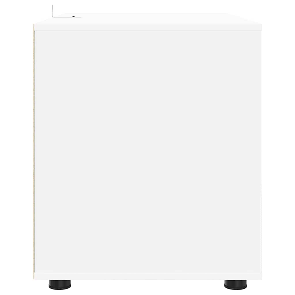 Aufbewahrungsschrank Weiß 80 x 48 x 57 cm Holzwerkstoff