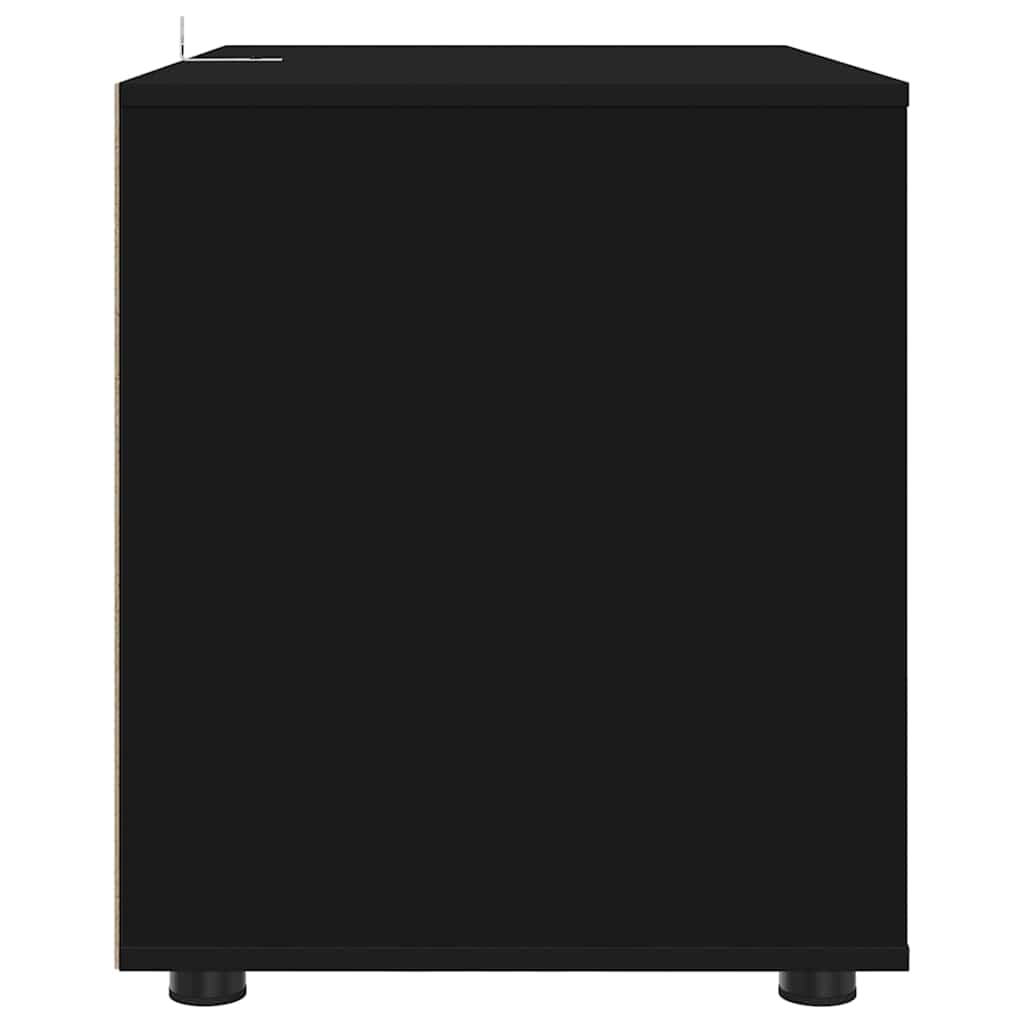Aufbewahrungsschrank Schwarz 80 x 48 x 57 cm Holzwerkstoff