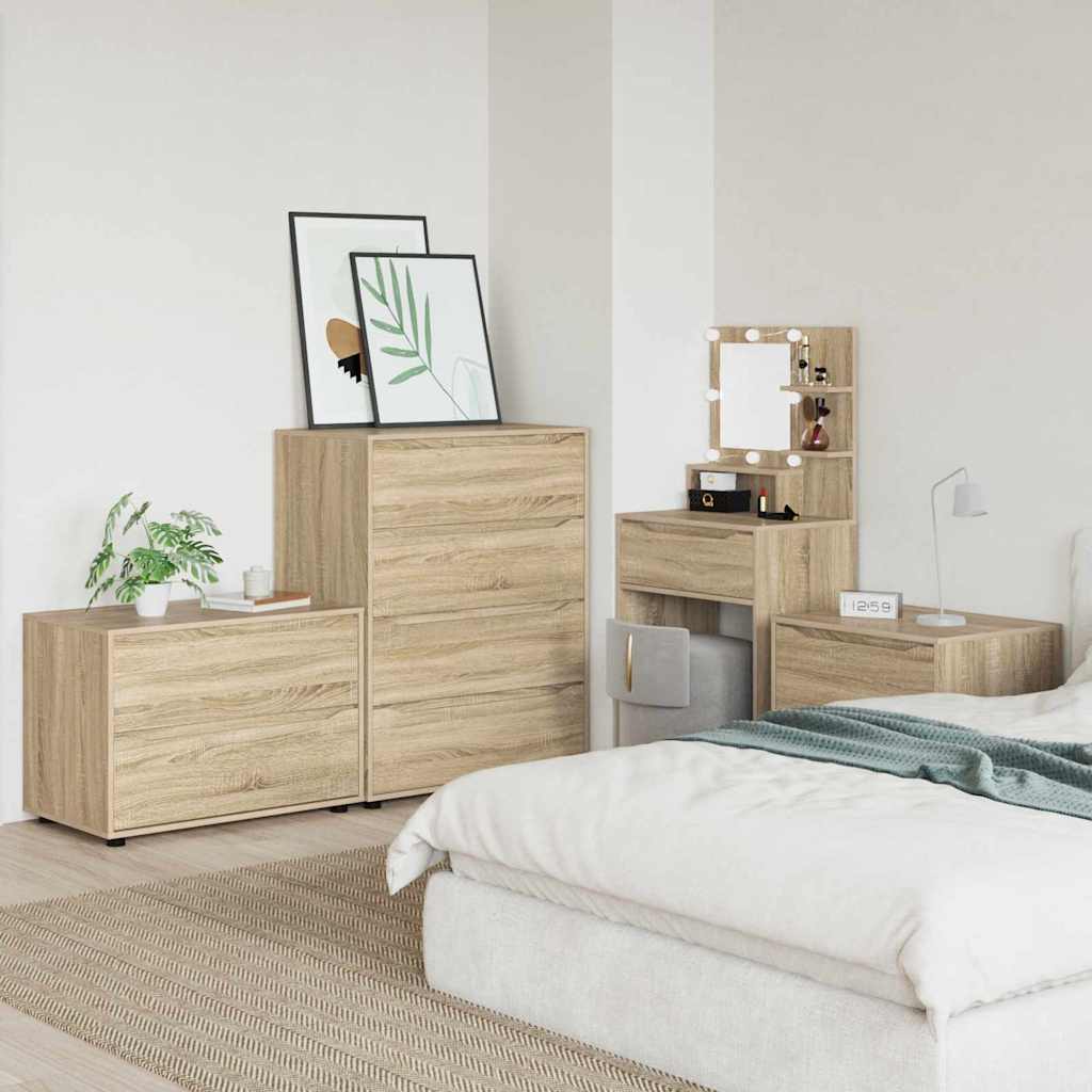 Aufbewahrungsschrank Sonoma-Eiche 80 x 48 x 57 cm Holzwerkstoff