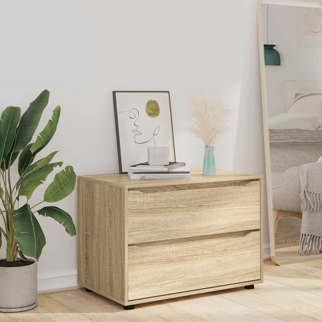 Aufbewahrungsschrank Sonoma-Eiche 80 x 48 x 57 cm Holzwerkstoff