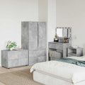 Aufbewahrungsschrank Beton Grau 80 x 48 x 57 cm Holzwerkstoff