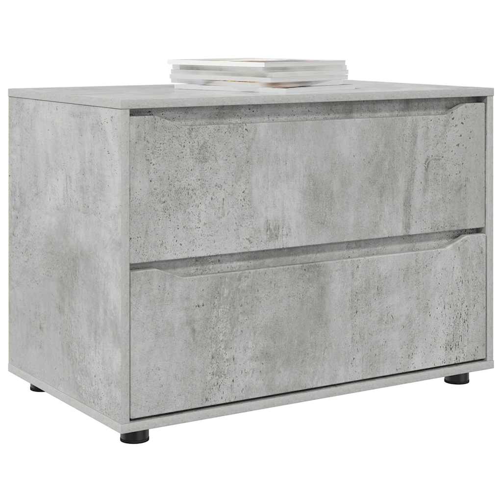 Aufbewahrungsschrank Beton Grau 80 x 48 x 57 cm Holzwerkstoff