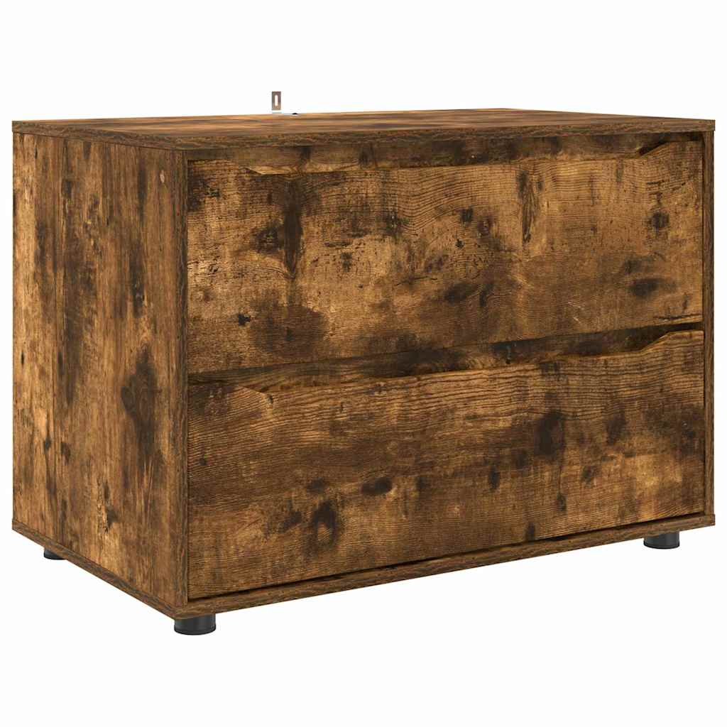 Aufbewahrungsschrank Geräucherte Eiche 80 x 48 x 57 cm