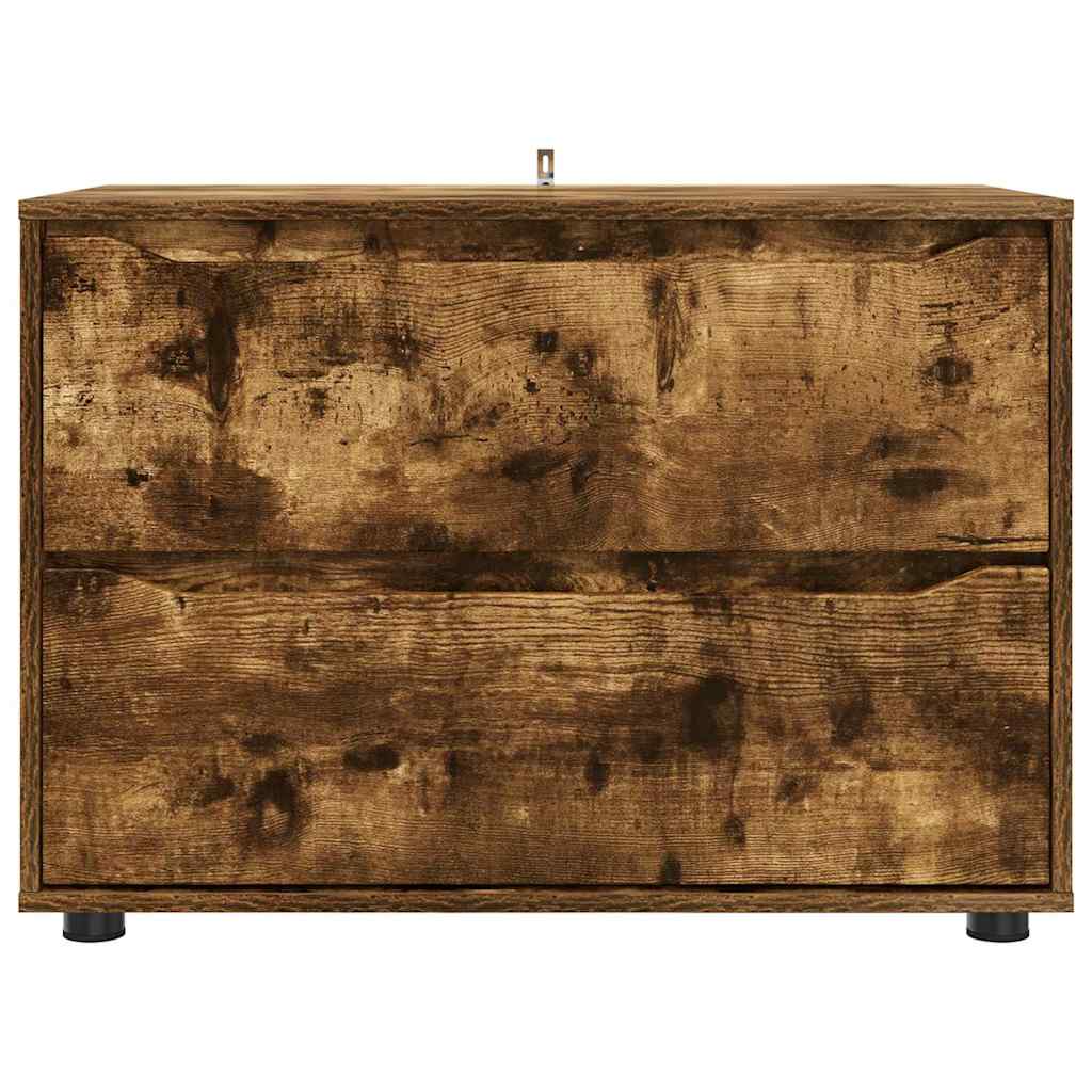 Aufbewahrungsschrank Geräucherte Eiche 80 x 48 x 57 cm