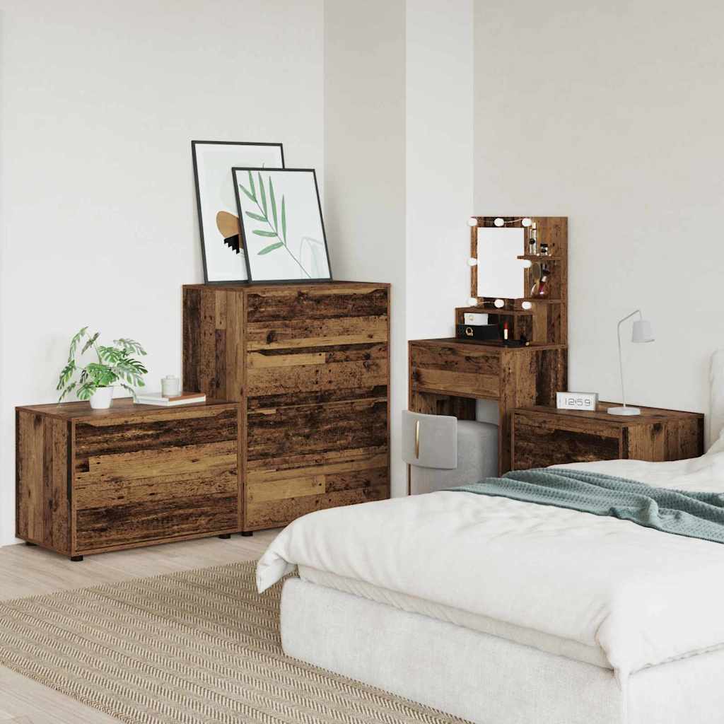 Aufbewahrungsschrank Altholz 80 x 48 x 57 cm Holzwerkstoff