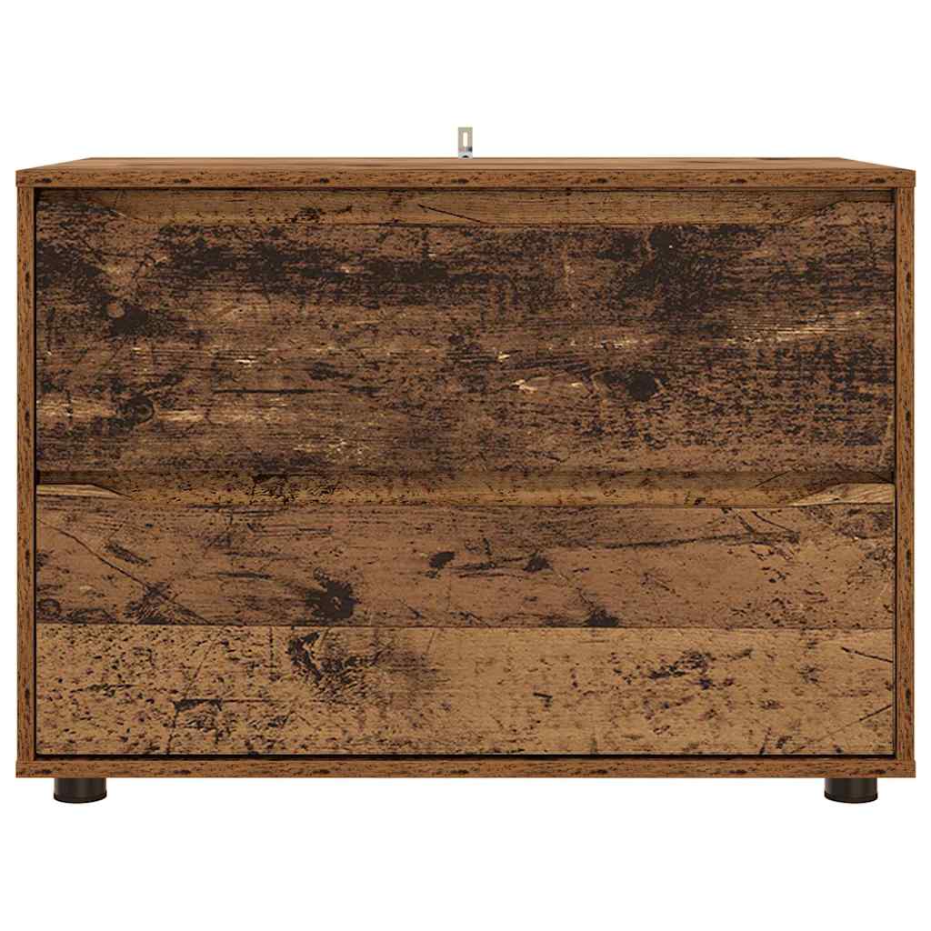 Aufbewahrungsschrank Altholz 80 x 48 x 57 cm Holzwerkstoff