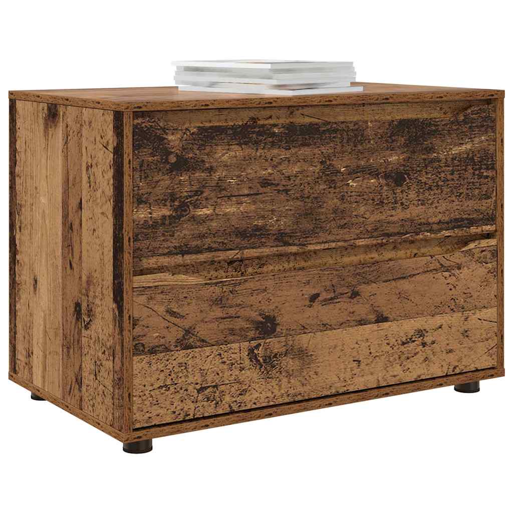 Aufbewahrungsschrank Altholz 80 x 48 x 57 cm Holzwerkstoff