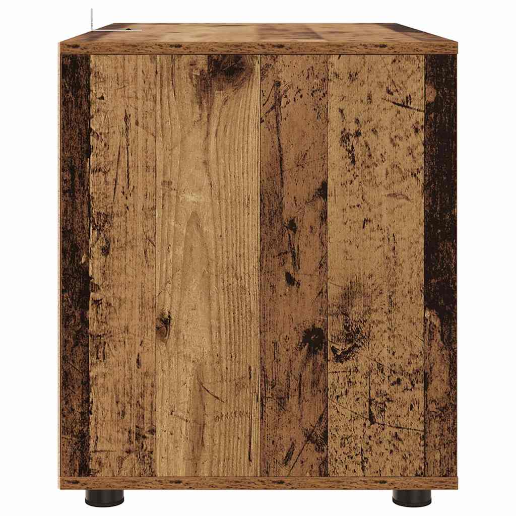 Aufbewahrungsschrank Altholz 80 x 48 x 57 cm Holzwerkstoff