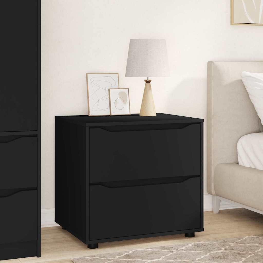 Aufbewahrungsschrank Schwarz 60 x 48 x 57 cm Holzwerkstoff