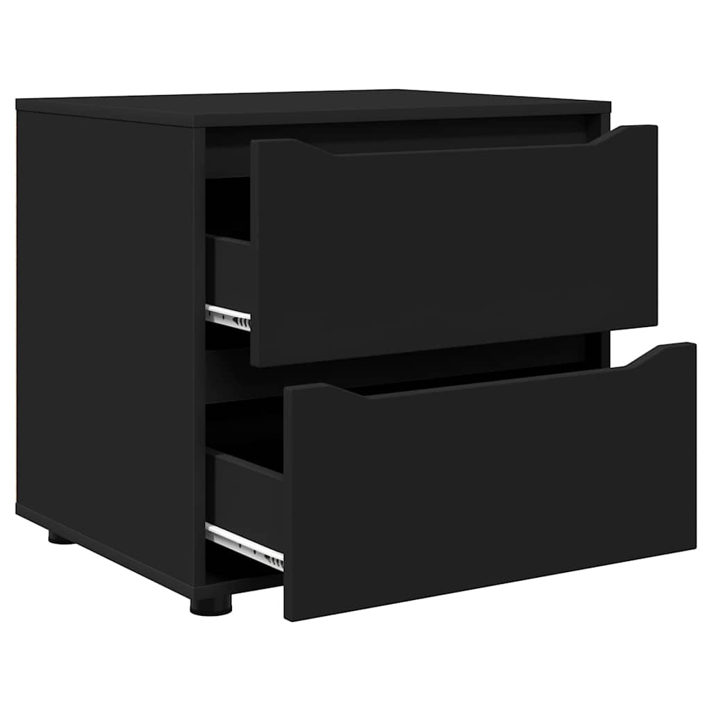 Aufbewahrungsschrank Schwarz 60 x 48 x 57 cm Holzwerkstoff