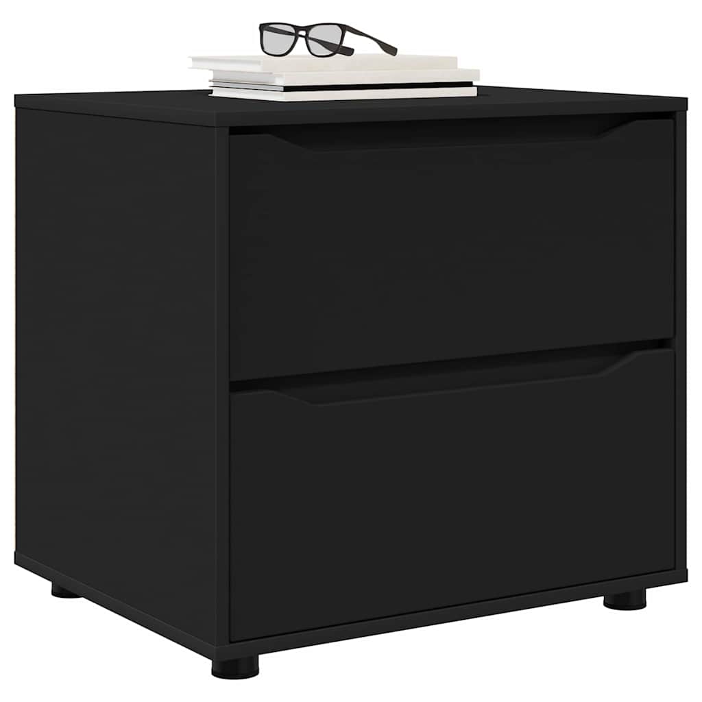 Aufbewahrungsschrank Schwarz 60 x 48 x 57 cm Holzwerkstoff