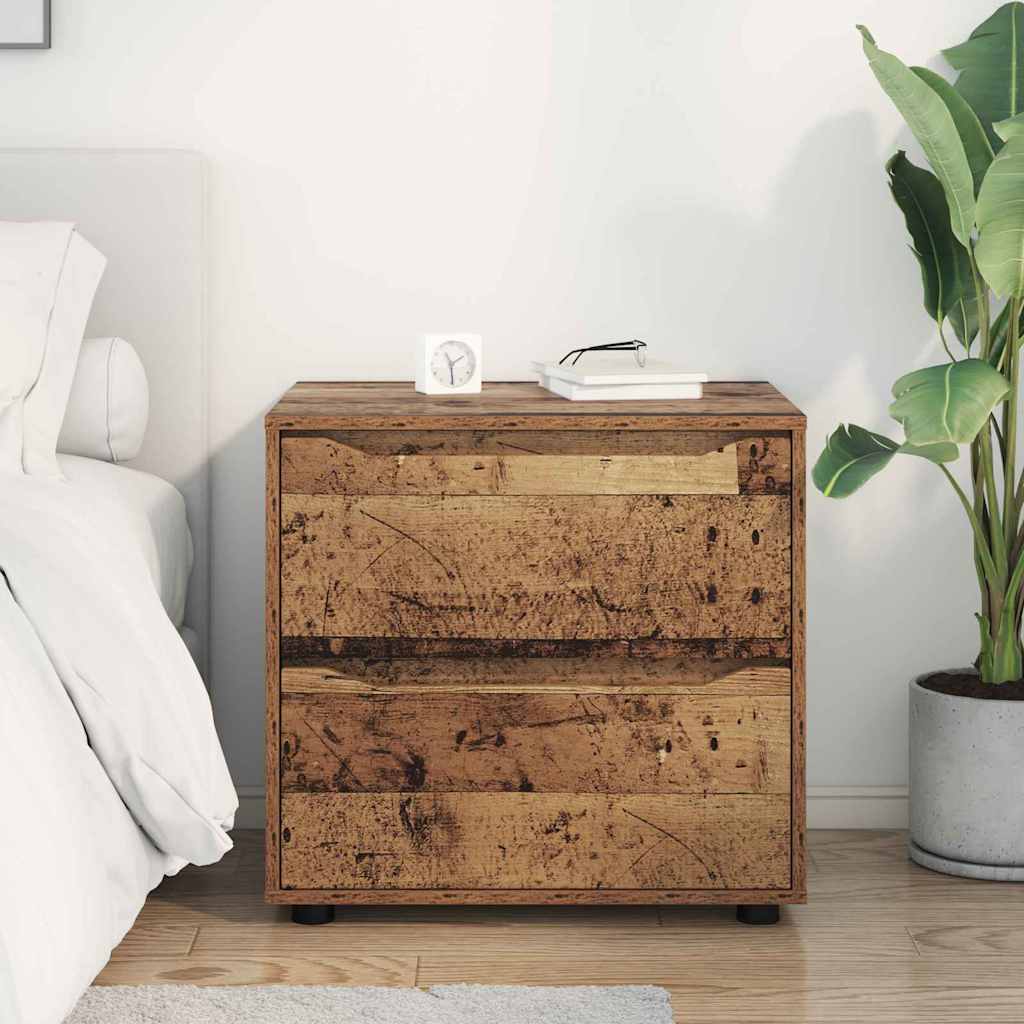 Aufbewahrungsschrank Altholz 60 x 48 x 57 cm Holzwerkstoff