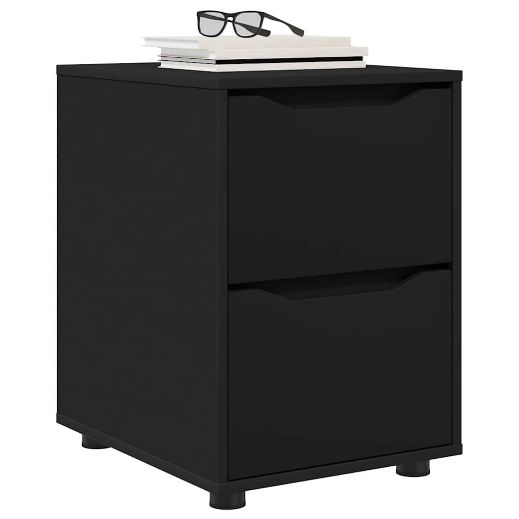 Aufbewahrungsschrank Schwarz 40 x 48 x 57 cm Holzwerkstoff