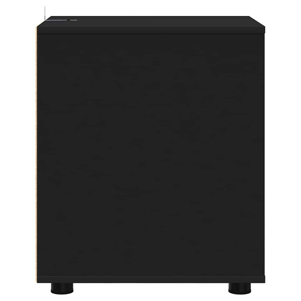 Aufbewahrungsschrank Schwarz 40 x 48 x 57 cm Holzwerkstoff