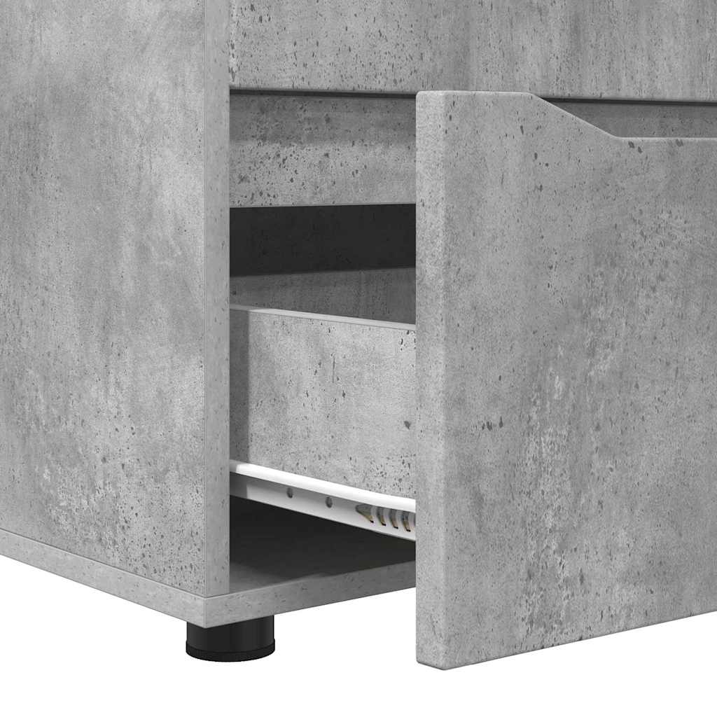 Aufbewahrungsschrank Beton Grau 40 x 48 x 57 cm Holzwerkstoff