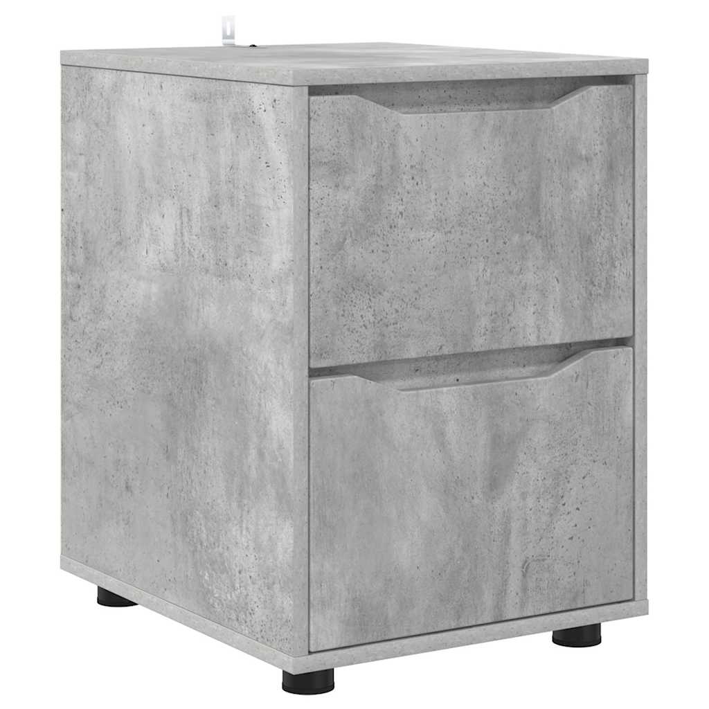 Aufbewahrungsschrank Beton Grau 40 x 48 x 57 cm Holzwerkstoff