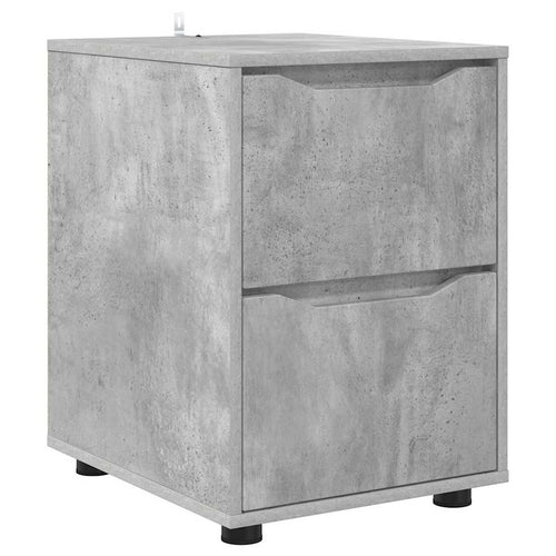 Aufbewahrungsschrank Beton Grau 40 x 48 x 57 cm Holzwerkstoff