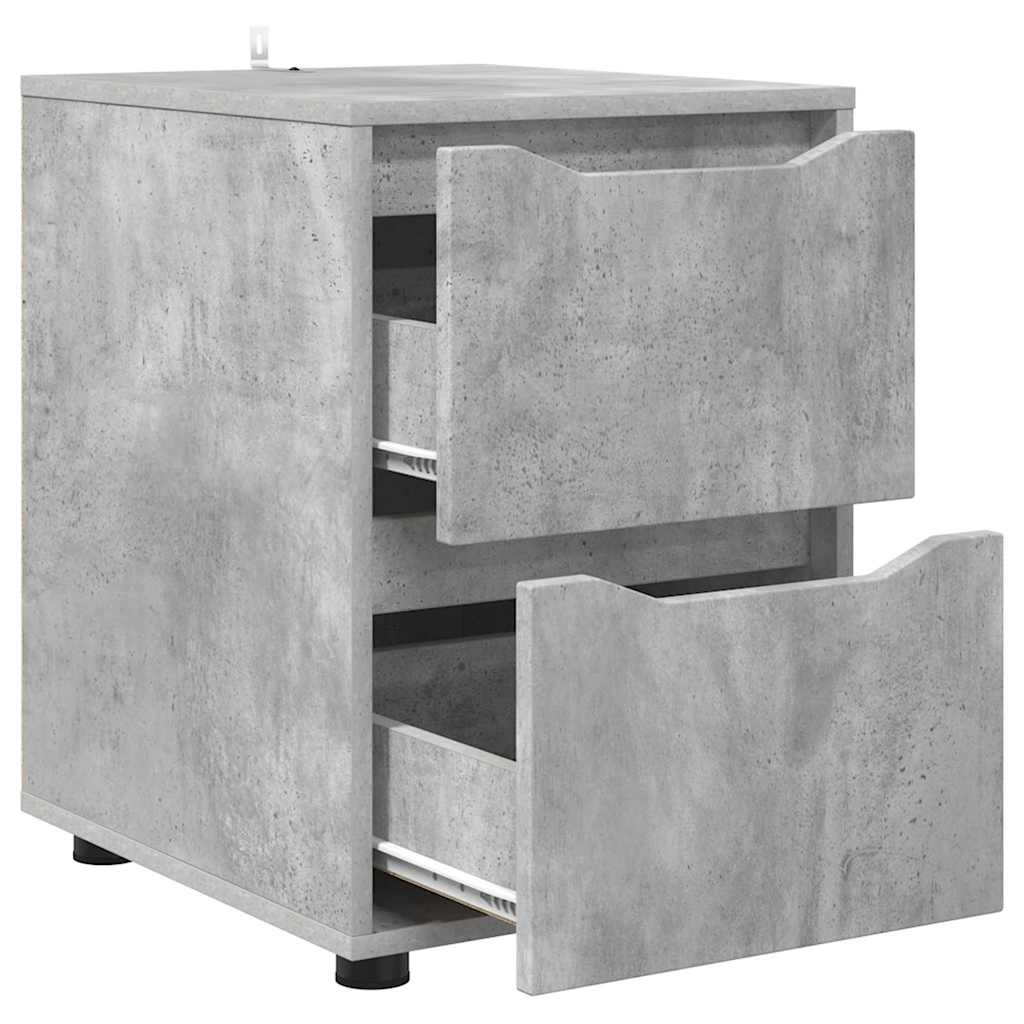 Aufbewahrungsschrank Beton Grau 40 x 48 x 57 cm Holzwerkstoff
